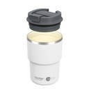 Asobu - Pick Me Up White - 360 ml Ceramic Lined Travel Mug (thermos 12hrs hot 24hrs cold)
