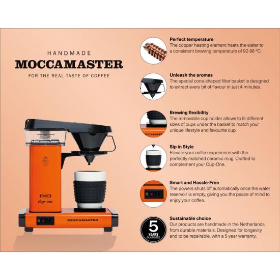 Moccamaster Coffee Machine Cup One - Orange