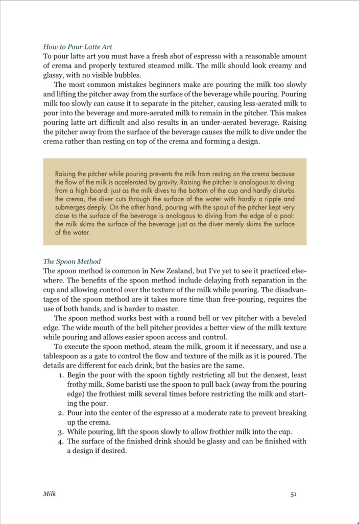 The Professional Barista's Handbook - Scott Rao