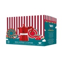 Bialetti - Winter Wonderland Moka Express 3tz + 2 Cups and Saucers Set