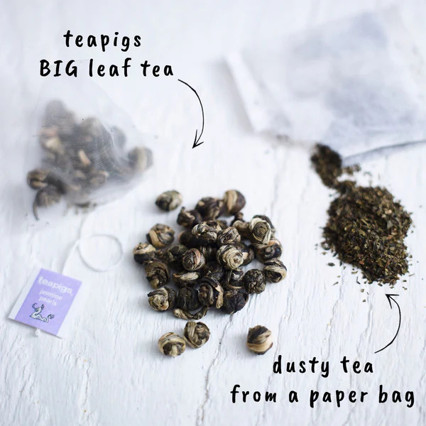 teapigs Jasmine Pearls - 15 Tea Bags (box of 6)