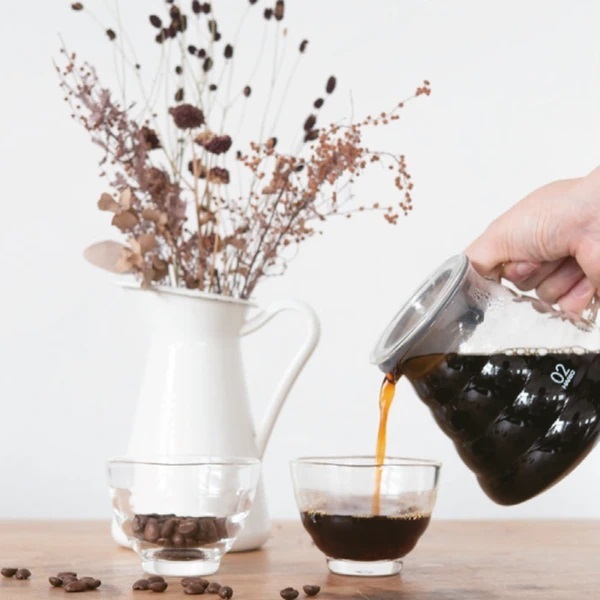 Hario Glass Coffee Cups - set of 2 cups of 170ml