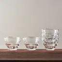 HU-3012 Heatproof Yunomi Glass Cup, 5pcs Set 2.webp