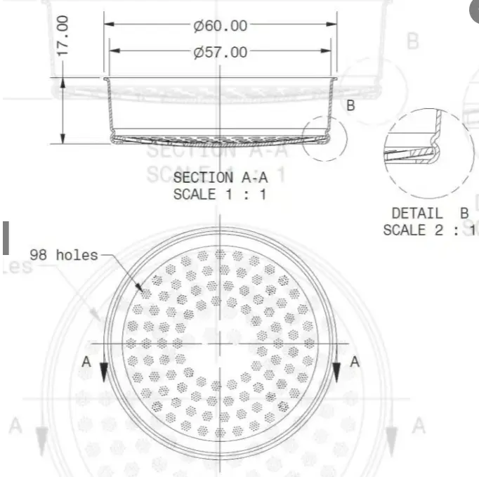 IMS - E61 Competition Shower Screen 235WM (35 µmol).webp