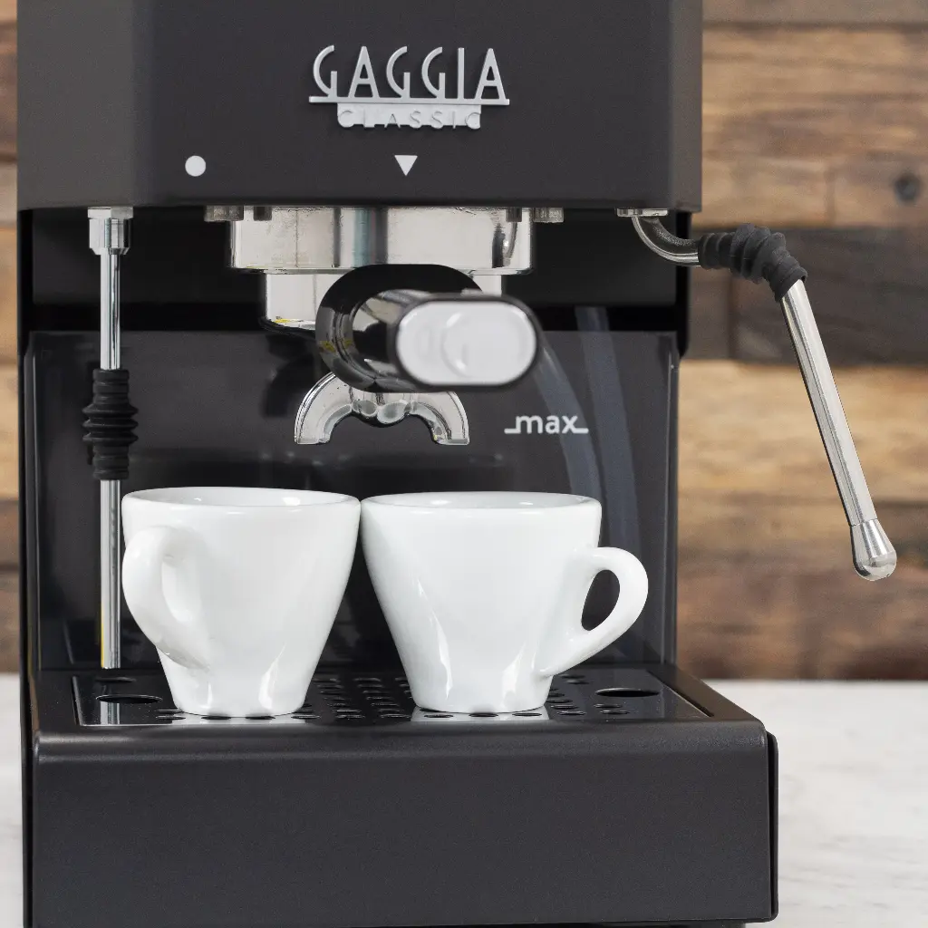 Gaggia Classic Pro Thunder Black cups.webp