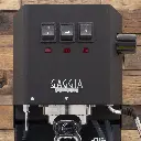 Gaggia Classic Pro Thunder Black front switches.webp