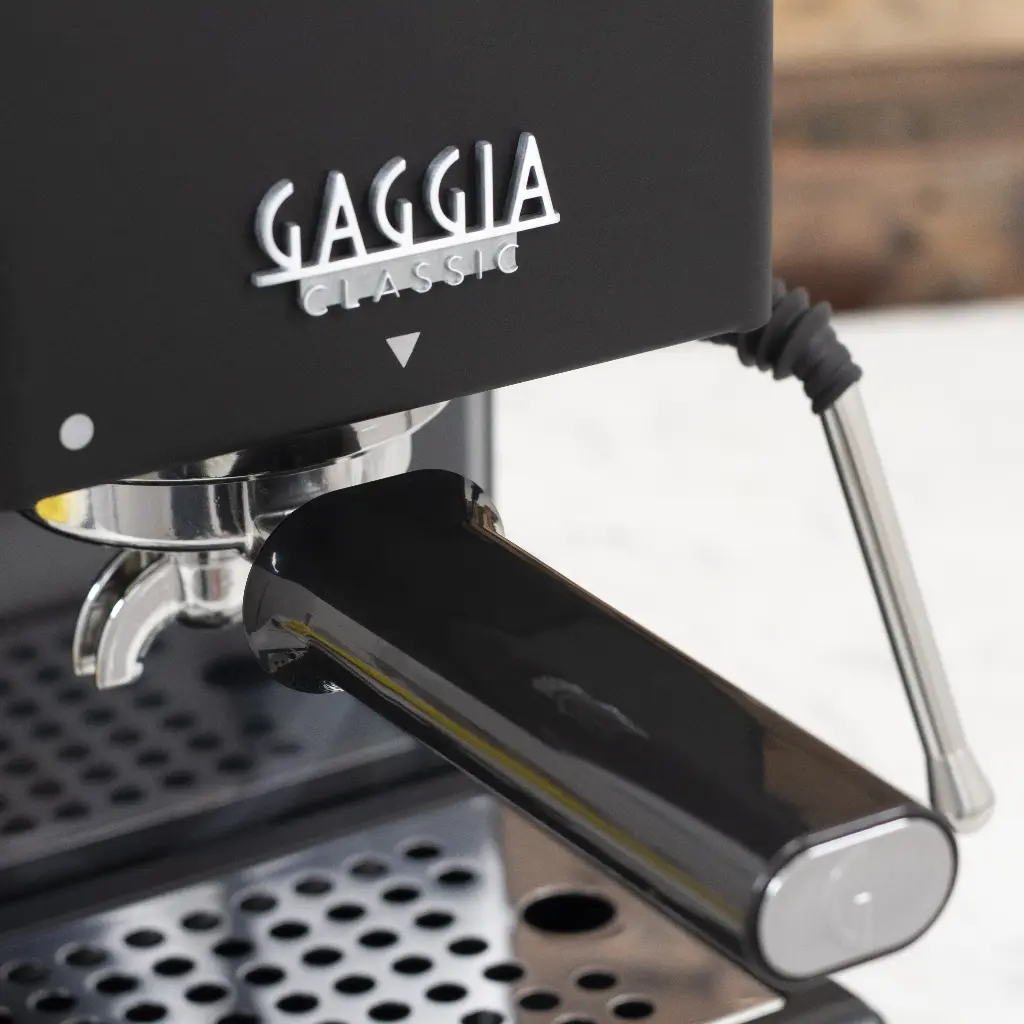 Gaggia Classic Pro Thunder Black front zoom.webp