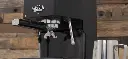 Gaggia Classic thunder black steam wand.webp