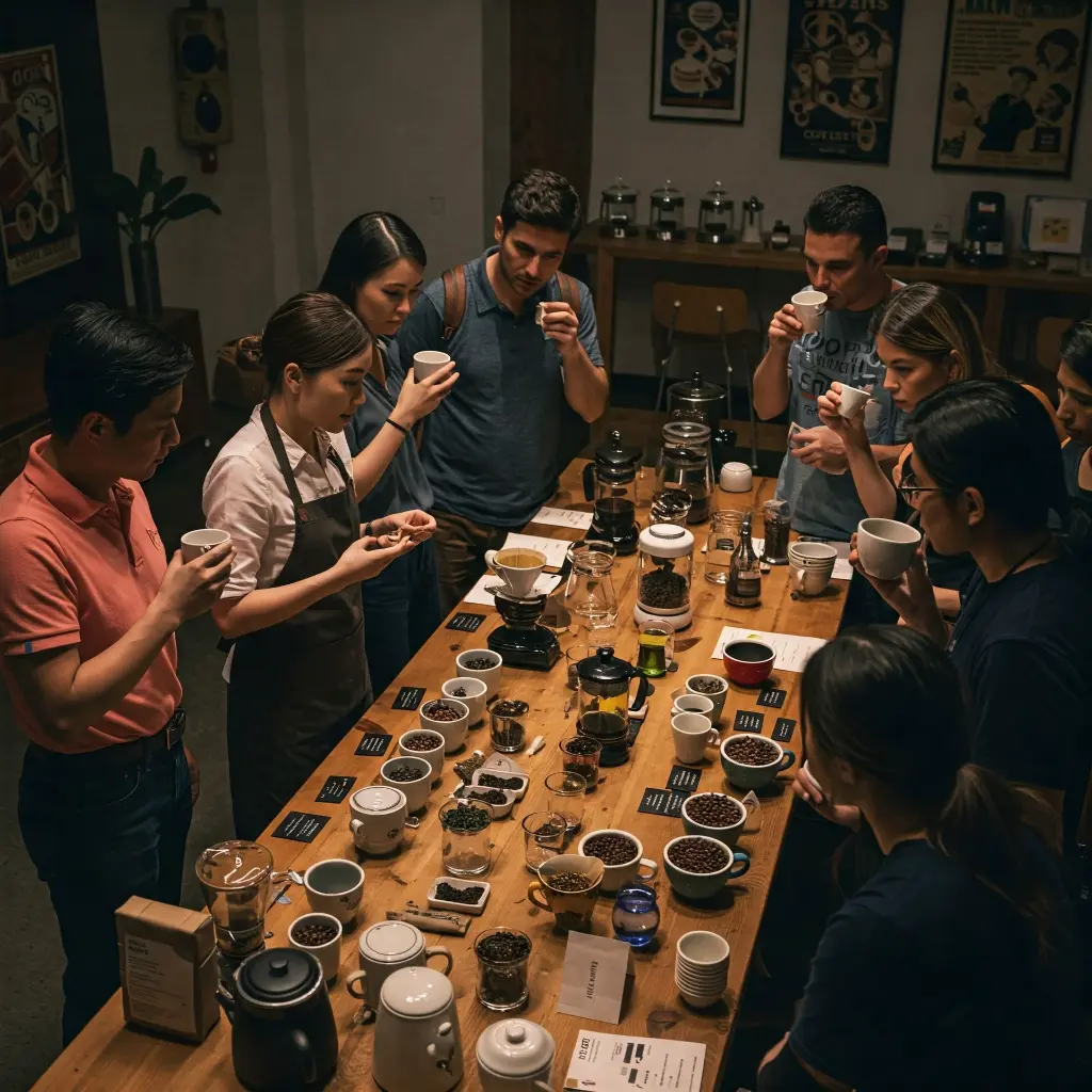 Gemini_Generated_Image_ayzbhlayzbhlayzb coffee tasting experience.webp