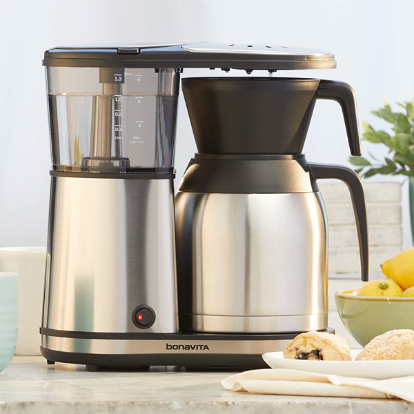 Bonavita 8 Cup Stainless Steel Carafe Coffee Brewer - Filter coffee maker (EU plug)