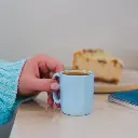 Vialli Design set of 2 ceramic espresso cups FUORI 80ml mint 2.webp