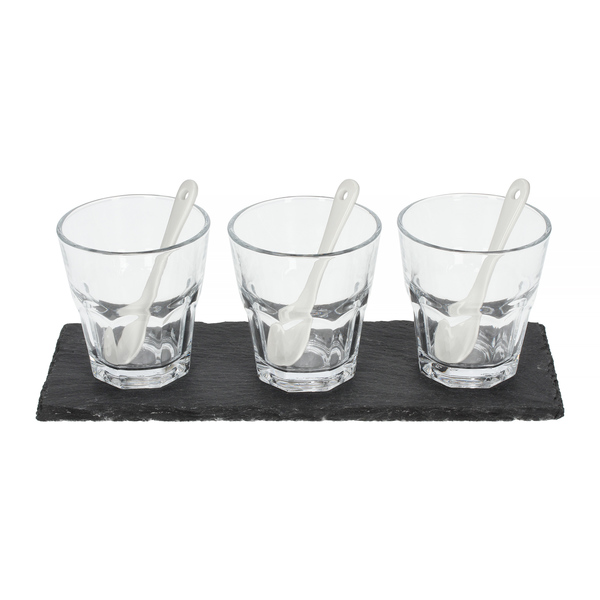 Bialetti - Iced Coffee 3 Glass Set with Tray