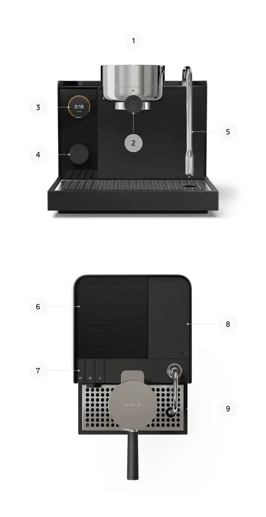 Fellow Espresso Series 1 front parts.webp