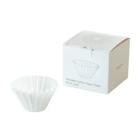 ORIGAMI Paper Filters flat bottom S - Wave 2 - 155mm 2.webp