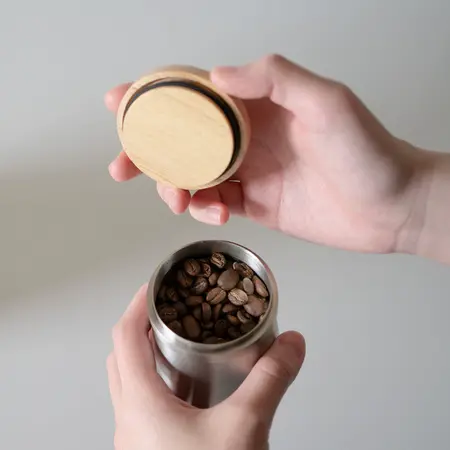 Acaia Portafilter Dosing Cup M - Silver 3.webp