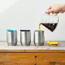 Stainless Steel Mug MIOLOVE, Yellow 2.webp