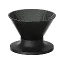 Hario - NEO V60-01 Tritan Coffee Dripper - Black 2.webp