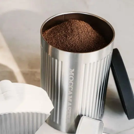 Moccamaster Coffee canister stainless steel 3.webp