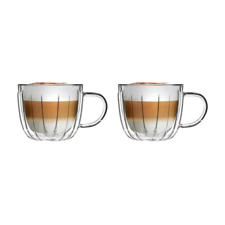 Vialli Design - Set of 2 Double-walled Glass Cups 250ml 6.webp