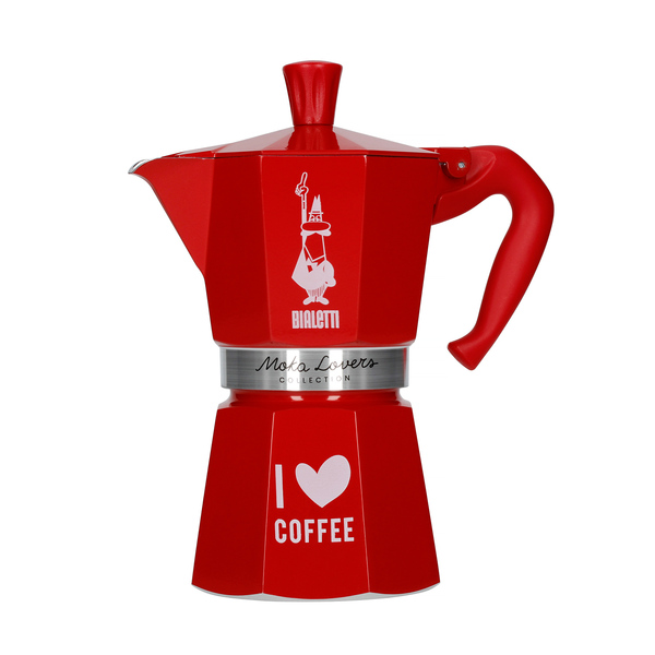 Bialetti Moka Express Love 6tz Red