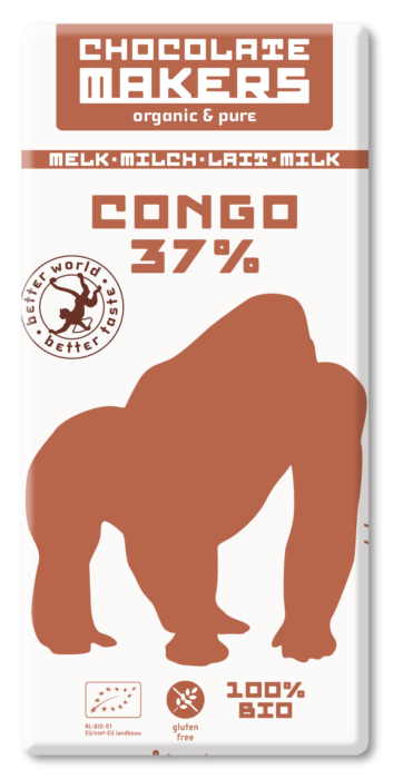 Chocolatemakers Bio Gorilla Bar Milk 37%