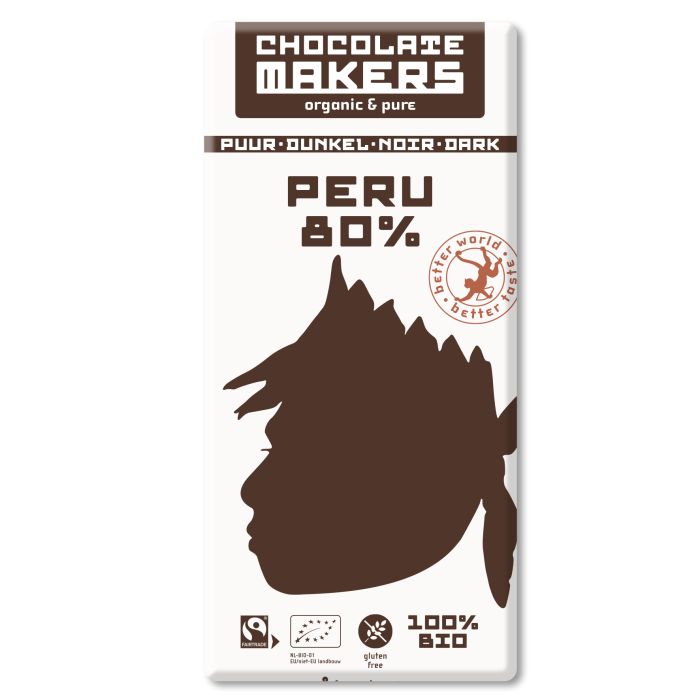 Chocolatemakers Bio Awajun Puur 80% Dunkel Noir (85gr)