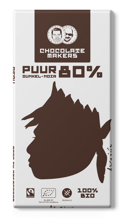 Chocolatemakers Awajún dark 80% - 85 gram (10 bars)