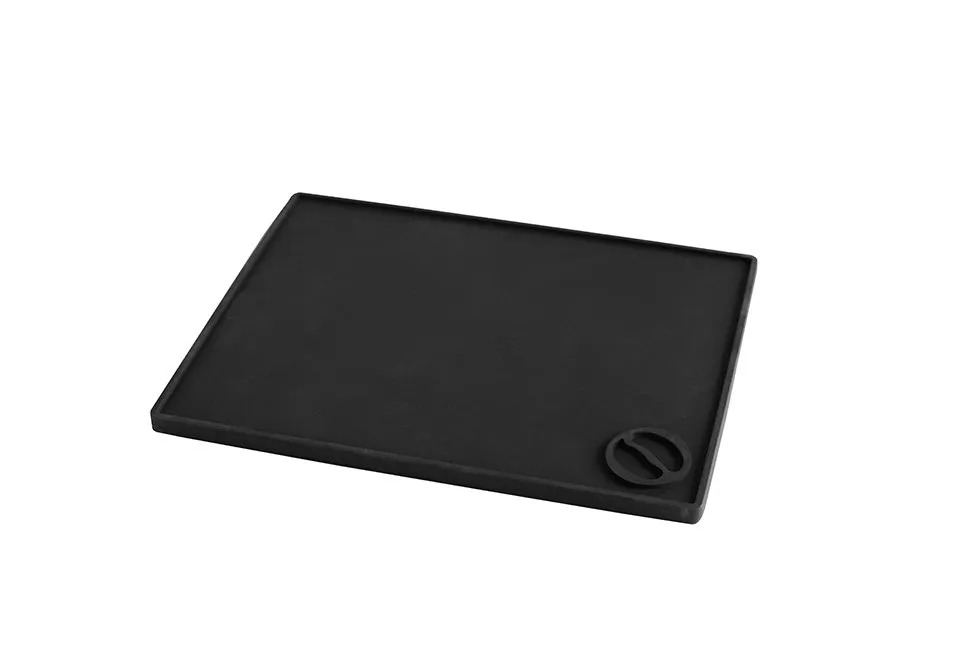 Crema Pro - Rubber Black Tamper Mat 200x150mm