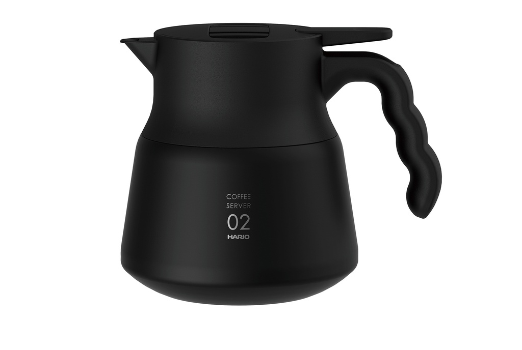 Hario Insulated Stainless Steel Server V60-02 PLUS Black - 600ml