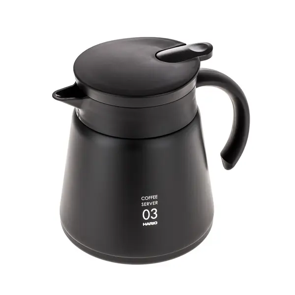 Hario Insulated Stainless Steel Server V60-03 Black - 800ml