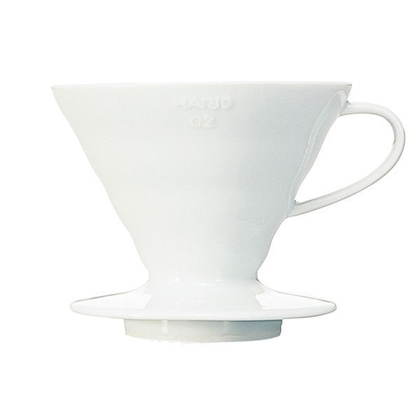 Hario - Bloom - V60-02 Ceramic Coffee Dripper White
