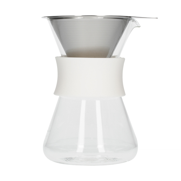 Hario - Glass Coffee Maker - White