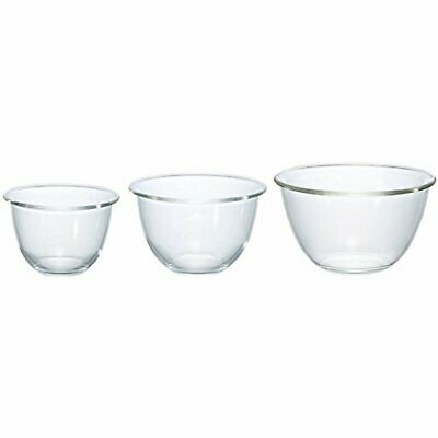 Hario Glass Mixing Bowl 3 pieces set Special Edition