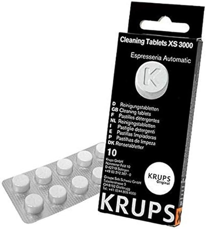 Krups Cleaning Tablets XS3000 (for automatic espresso machines)