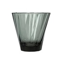 [093-24B] Loveramics - Twisted Cappuccino Glass 180ml - Black