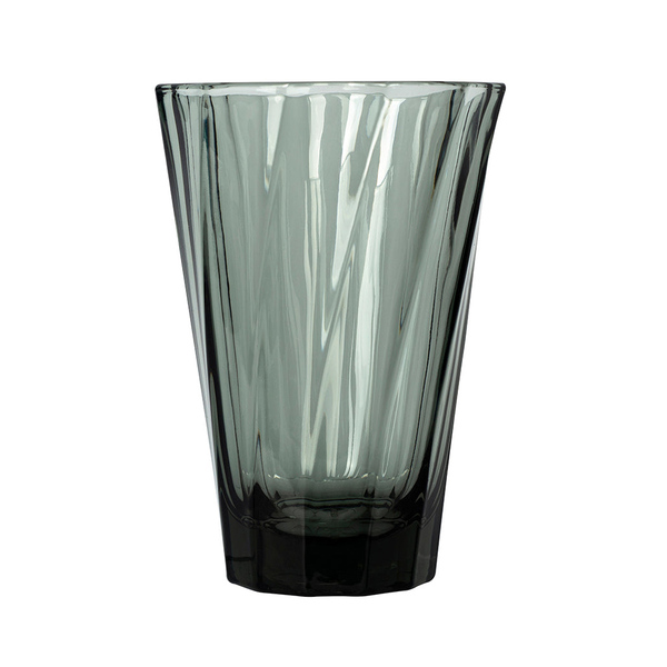 Loveramics - Twisted Latte Glass 360 ml - Black