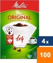 Melitta - Original 1x4 White Filters (100pcs) (4 pack)