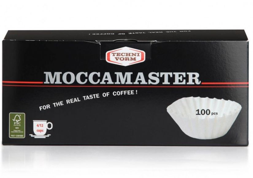 Moccamaster Basket (korf) filter paper for CDT Grand/Thermoserve (100pcs)
