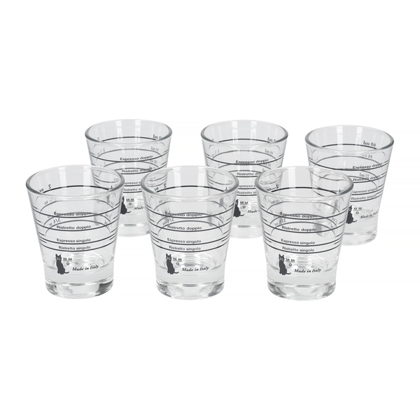 Motta - Set of Six Espresso Glasses