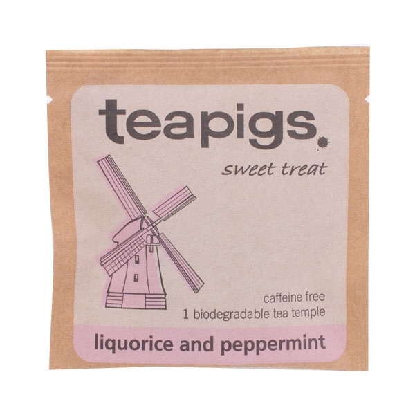teapigs Liquorice & Peppermint - Tea Bags (box of 50 envelopes)