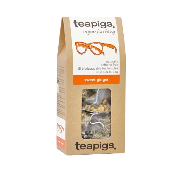 teapigs Sweet Ginger - 15 Tea Bags (box of 6)
