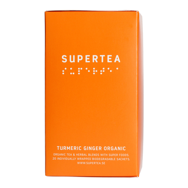 Supertea Turmeric Ginger Organic - 20 Tea Bags