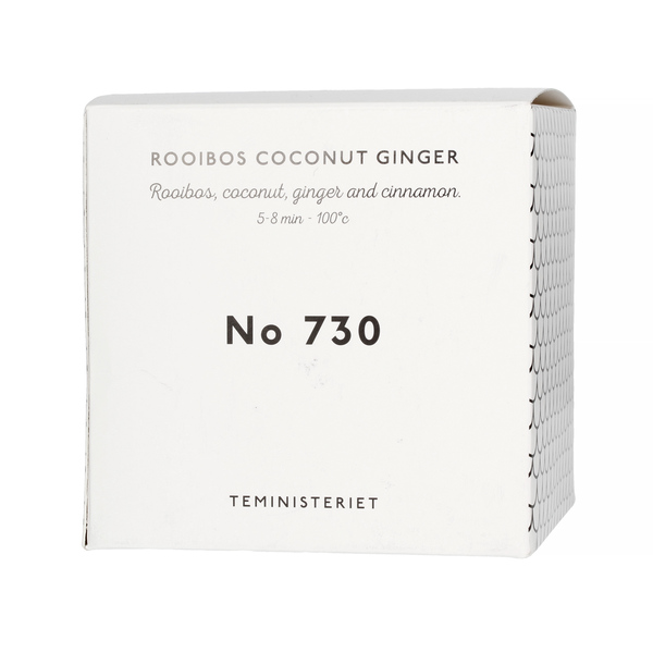 Teministeriet - 730 Rooibos Coconut Ginger - Loose Tea 100g- Refill