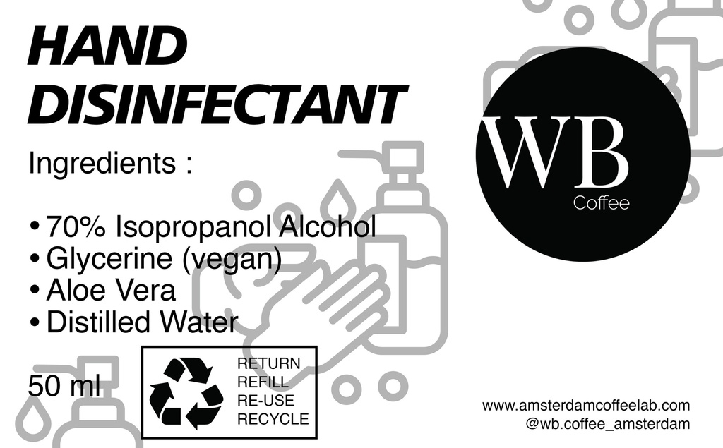 Hand disinfectant - 1000ml refill