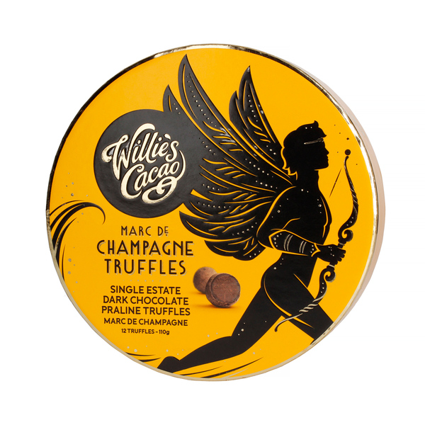 Praline Truffles Dark Chocolate with Marc de Champagne 110g