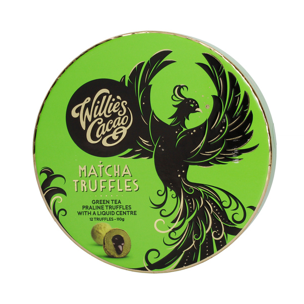 Willie's Cacao - Praline Truffles White Chocolate with Matcha 110g