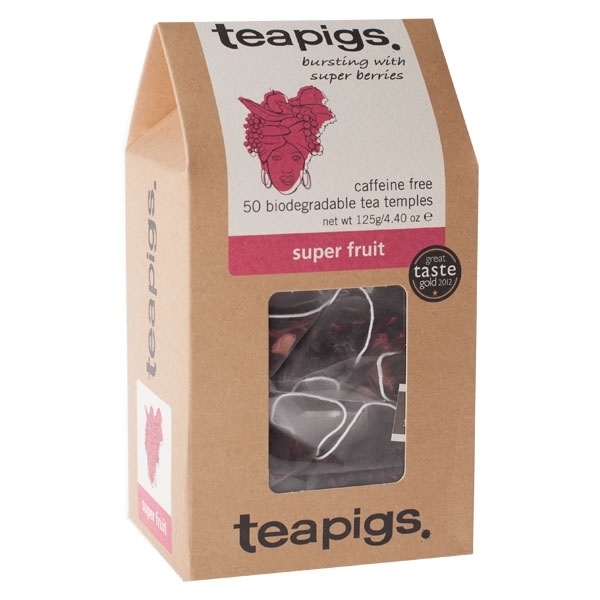 teapigs Super Fruit - 50 Tea Bags (6 pack)