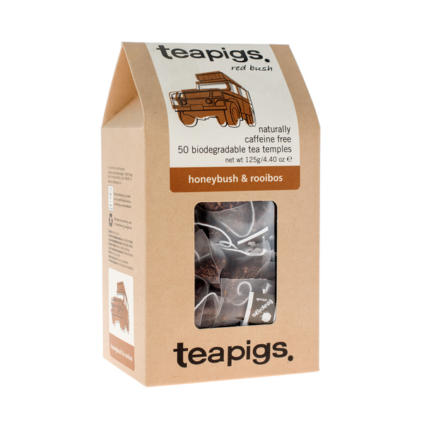 teapigs Organic Honeybush & Rooibos 50 Tea Bags (6 pack)