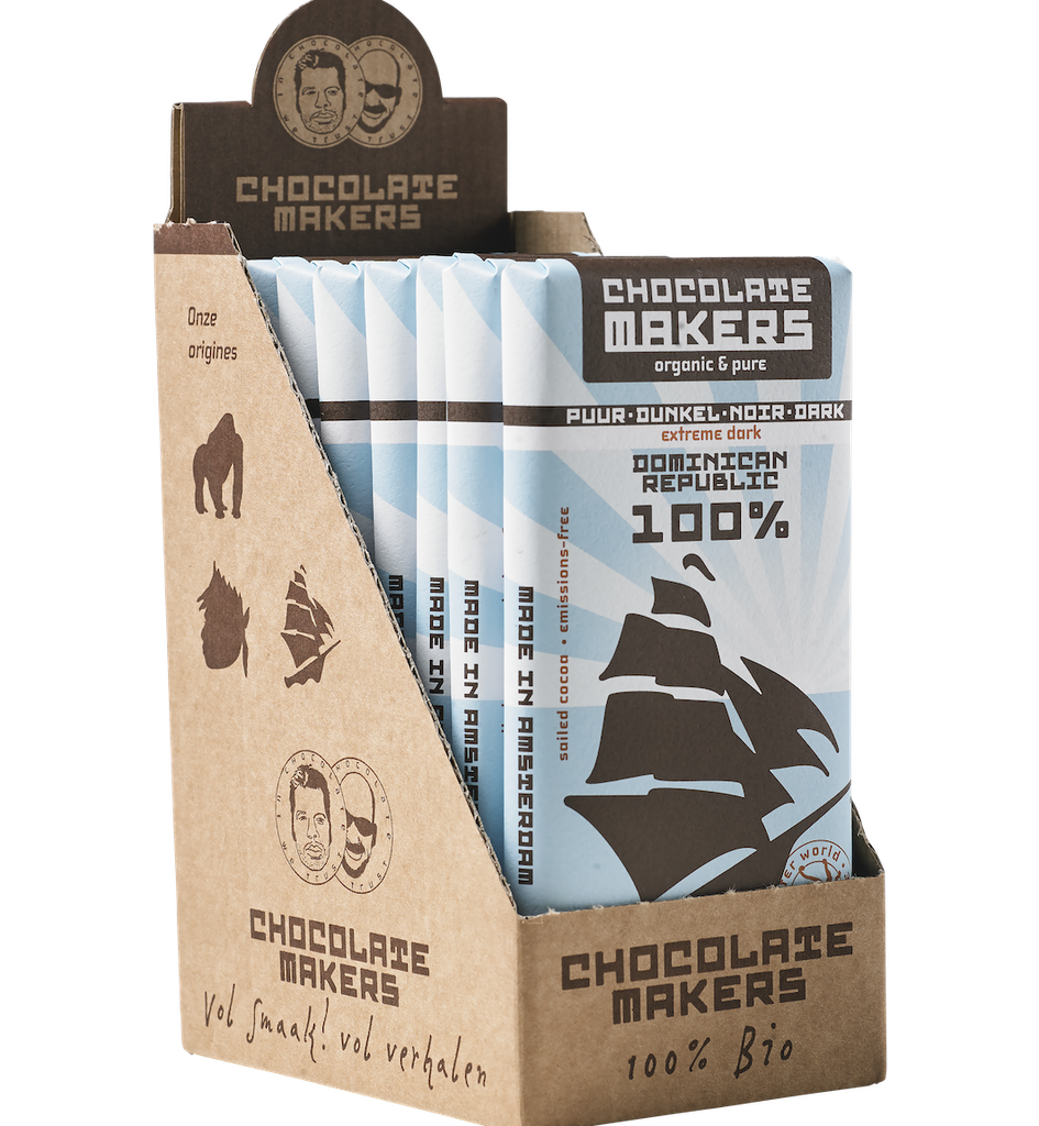 Chocolatemakers Tres Hombres extremely pure 100% (10 pcs)
