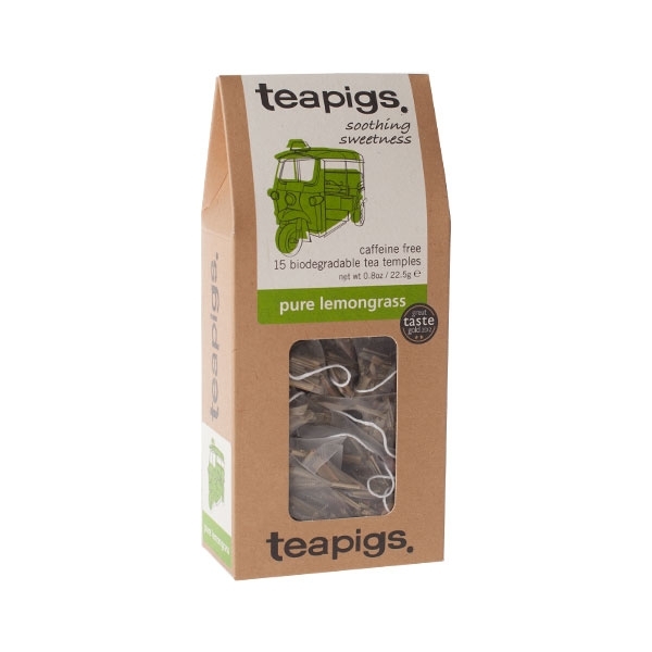 teapigs Pure Lemon Grass - 15 Tea Bags (6 pack)